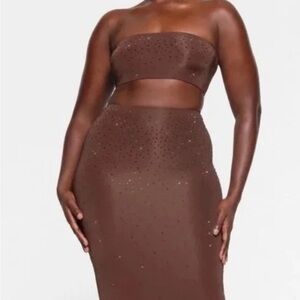 SKIMS x Swarovski Jelly Sheer Bandeau